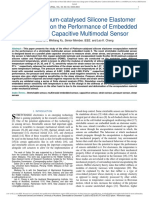 Effect of Platinum-Catalysed Silicone Elastomer Encapsulation On The Performance of Embedded Stretchable Capacitive Multimodal Sensor