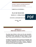 Modulo 5 - Plan de Negocios