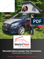 Mercedes-Benz Camper Van Conversions: Model Details & Specifications