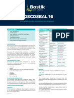 Boscoseal 16: Self Adhesive Sheet Waterproofing Membrane