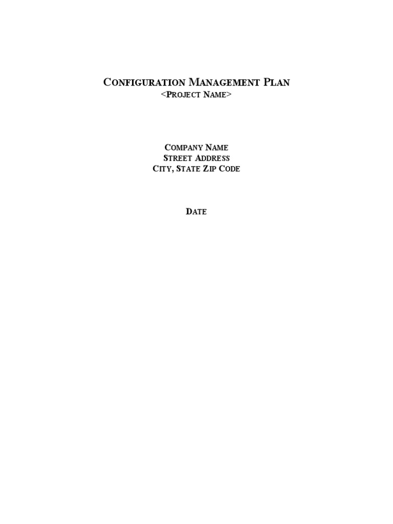NexGen Project Configuration Management Plan | PDF | Information ...