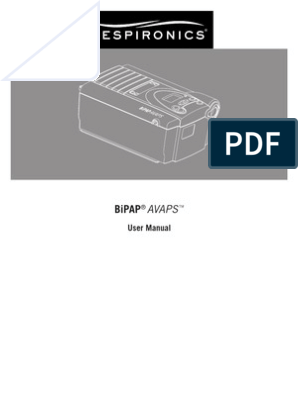 Respironics bipap m series manual