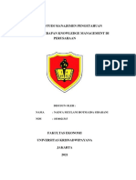 Program Studi Manajemen Pengetahuan - Nadya Meylani Hotmaida Sibarani - 1834021315 - SRK - F PDF