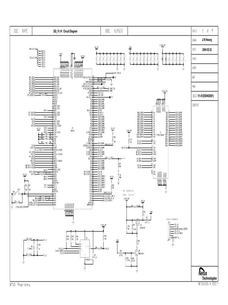 ADSL Modem Circuit Diagram V1.41 | PDF | Visual Journalism | Electrical ...