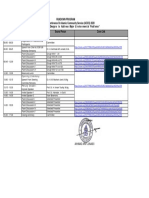 RUNDOWN PROGRAM With Zoom Link