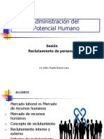 Sesión Reclutamiento de Personas