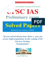 Upsc Ias: Preliminary Exam