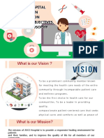 Jrjci Hospital Vision Mission Goals and Objectives, and Philosophy