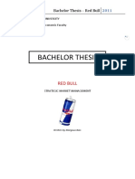 Bachelor Thesis: Red Bull