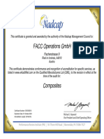 FACC - Nadcap - Composite Approval - Expiration 31 October 2021