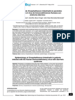 Epidemiología de Encephalitozoon Intestinalis en pacientes VIH