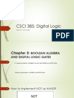 CSCI 385: Digital Logic: Week 8 - Extra Slides