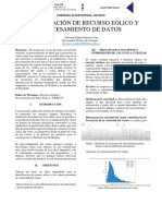 Identificación de Recurso Eólico y Procesamiento de Datos