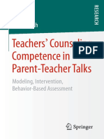 Teachers Counseling Competence in Parent-Teacher Talks Modeling, Intervention, Behavior-Based Assessment by Mara Gerich (Auth.)