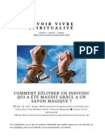 Comment Délivrer Un Individu Qui A Été Maudit Grâce A Un Savon Magique ? Savoir Vivre Spiritualité PDF