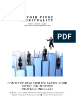 Comment Réaliser Un Savon Pour Votre Promotion Professionnelle? Savoir Vivre Spiritualité PDF