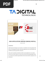 AEM Application Server (JBOSS) Install - TA Digital Labs