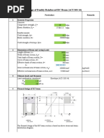 Design of Doubly Reinforced RC Beam (ACI 318-14) : Particulars Remarks 1 Material Properties Codes and Sections