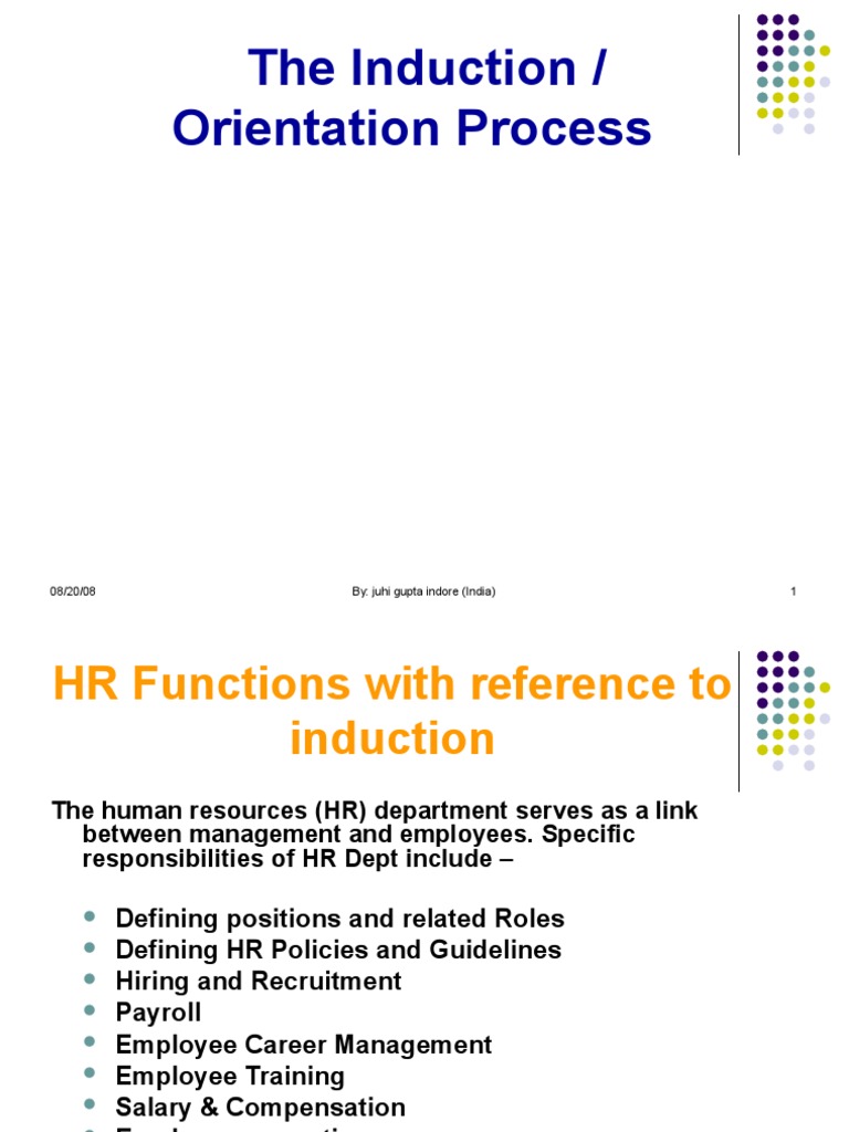 Hrm Induction Performance Appraisal Human Resources
