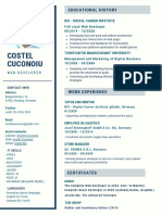 Costel Cuconoiu Resume PDF