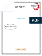 Lab Report: Tensile Test