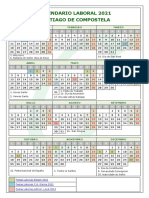 Calendario Laboral 2021 - Santiago de Compostela