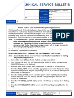 Remote Keyless Entry Transmitter PDF