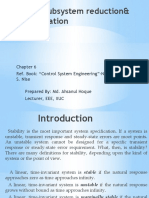 Multiple Subsystem Reduction& Representation