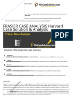 Frasier Case Analysis Harvard Case Solution & Analysis