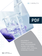 Excipients For Liquid and Semisolid Dosage Forms PDF