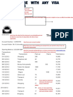 Bank Statement Template 19