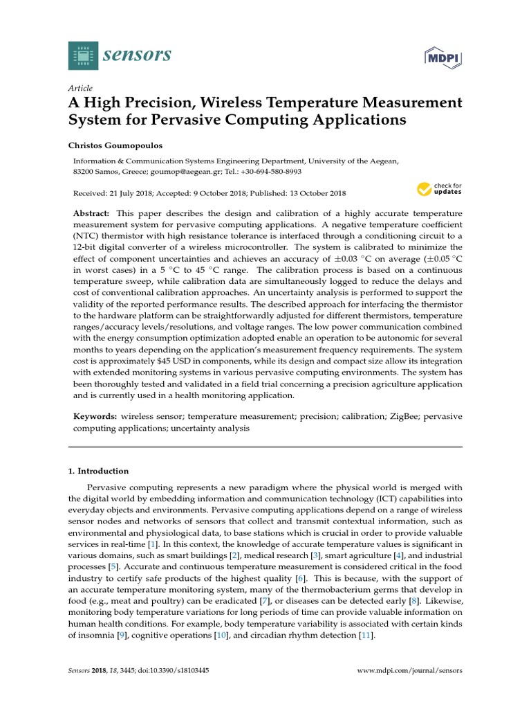 Sensors 18 03445 PDF PDF Analog To Digital Converter Uncertainty