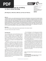 188 - Formability Limits by Wrinkling in Sheet Metal Forming PDF