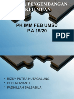 Riset & Pengembangan Keilmuan: PK Imm Feb Umsu P.A 19/20