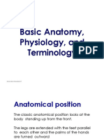 Basic Anatomy, Physiology and Terminology - DR Rohit Bhaskar