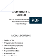 Biodiversity - Level 1 - 1 - 2020