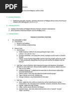 Lesson 1 Timeline of Philippine Literature