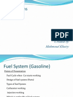 Fuel Systems Gasoline: Created by Mahmoud Khairy