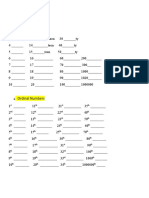 Cardinal and Ordinal Numbers