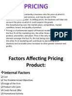 Marketing Pricing