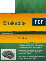 Snakebite Dr. Paul Smart