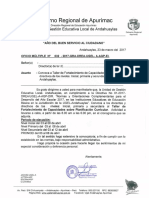 Oficio Ugel Capacitacion PDF