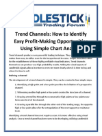 How to Identify Easy Profit-Making Opportunities Using Trend Channels and Candlestick Analysis