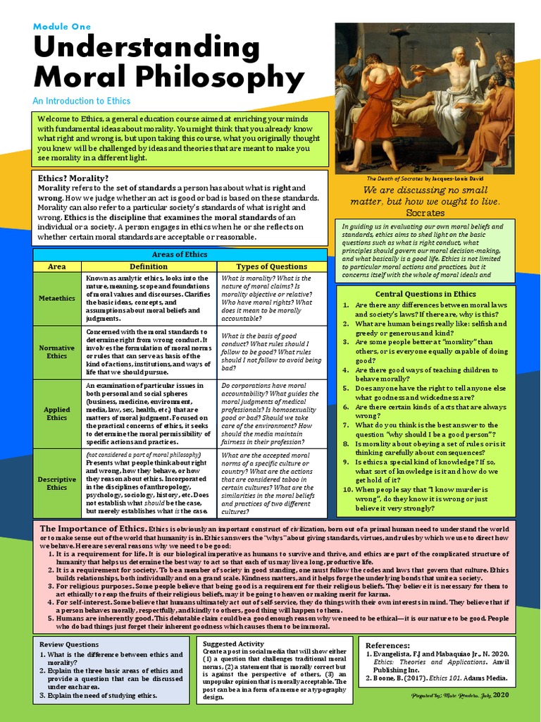 Introduction To Moral Philosophy Pdf Morality Idea