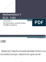 Math Derivatives Chapter 3 Rules