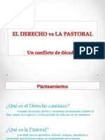 El Derecho VS Pastoral