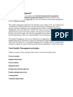 Total Quality Management?: Approach That Focuses On Continuous Quality Improvement of Products and Services by