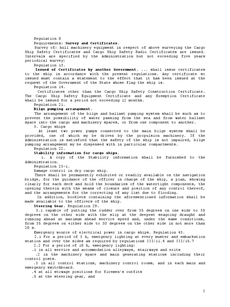 Steering Gear. Regulation 29 Download Free PDF Shipping Water
