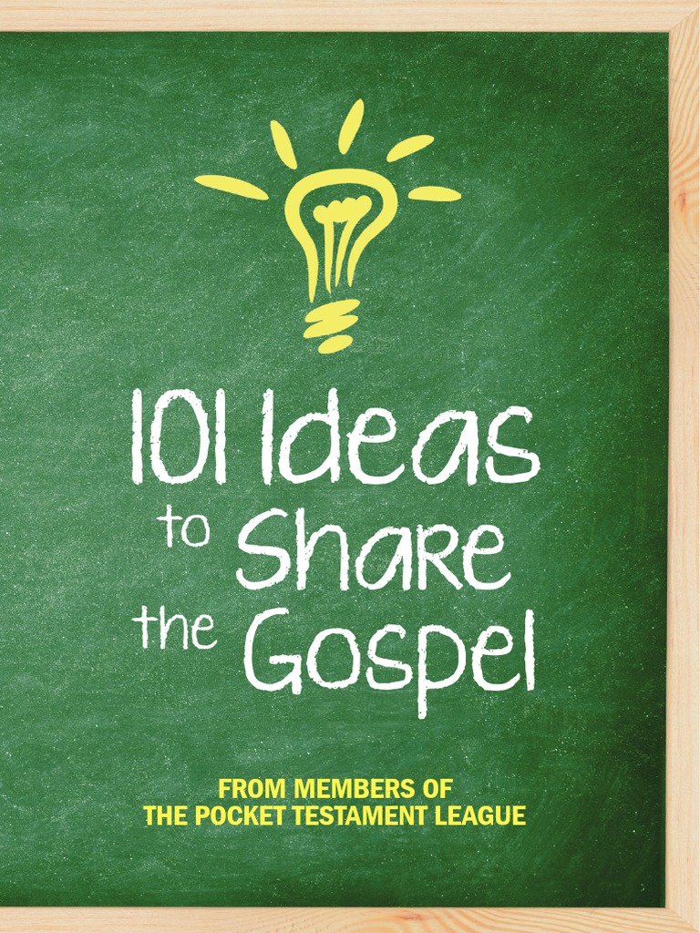 101 Ideas To Share The Gospel | PDF | The Gospel | Gospel Of John