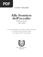 Gustav Meyrink - Alle frontiere dell'occulto. Scritti esoterici (1907-1952) (2018)